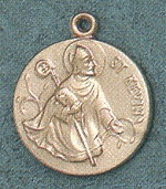 St. Kevin 14kt Gold Medal 