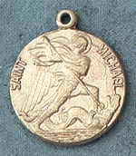 St. Michael 14kt Gold Medal 