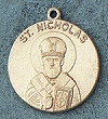 St. Nicholas 14kt Gold Medal