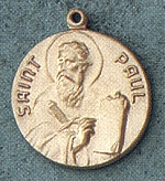 St. Paul 14kt Gold Medal 