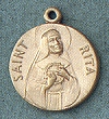 St. Rita 14kt Gold Medal