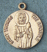 St. Thomas The Apostle 14kt Medal 