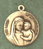 O.l. Of Good Counsel 14kt Gold Medal 