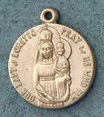 O.l. Of Loretto 14kt Gold Medal 