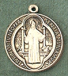 St. Benedict Jubilee 14kt Gold Medal 1 In.