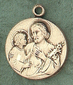 St. Joseph 14kt  Gold Medal 1 In.