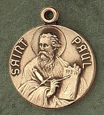 St. Paul 14kt Gold Medal 1 In.