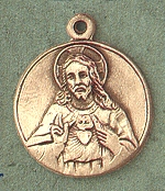 Scapular 14kt Gold Medal 1 In.