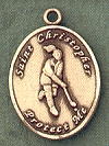 Lady's St. Christopher Field Hockey Gold Filled Me