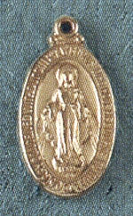 Miraculous Medal 5/8 In.Gold Filled