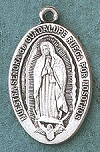 Spanish O.L. of Guadalupe Medal 1 1/16 In.
