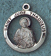 St. Jude Thaddeus Sterling Medal Cutout
