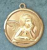 Raphael's Angel Medal 13/16 In. Gold Filled