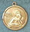 Raphael's Angel Medal 13/16 In. Gold Filled