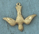 Holy Spirit Dove Medal 5/8 In. 14kt Gold