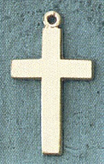 14kt Gold Cross 7/8 In.
