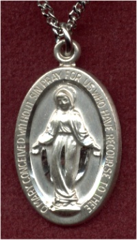 Small Sterling Silver Miraculous Medal