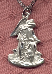 Guardian Angel Necklace Sterling