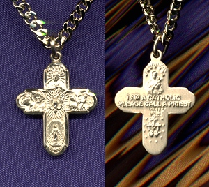 4-Way Medal Gold Filled 24 In. Chain