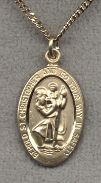 St. Christopher - 13/16 Inch Gold Filled
