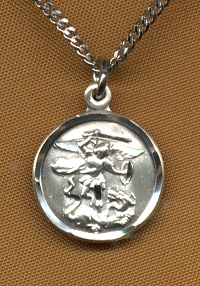 Small St. Michael Sterling Medal