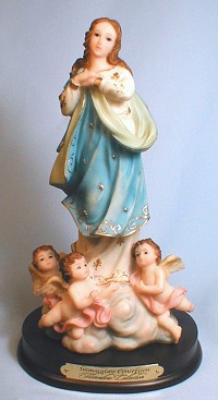 Immaculate Conception Statue 8 In. - Florentine Collection