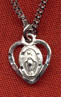 Petite Sterling Miraculous Medal