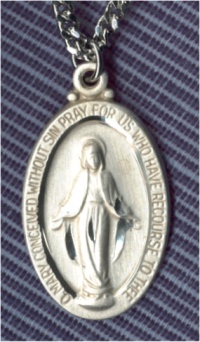 Large Sterling Miraculous Medal
