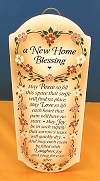 A New Home Blessing Plaque