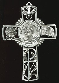 Pewter St. Patrick Cross