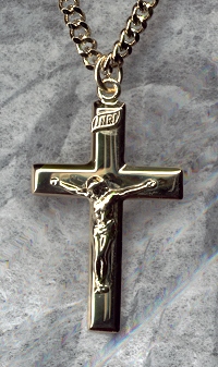 1 1/4 In. Crucifix Gold Filled