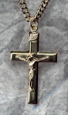 1 1/4 In. Crucifix Gold Filled