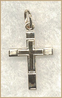 14kt Gold Baby Cross