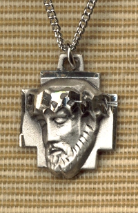 Scapular Medal 5/8 In. Sterling