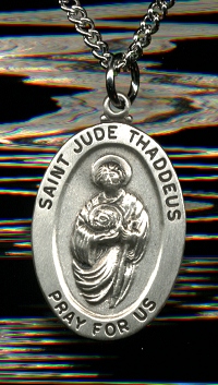 St. Jude Thaddeus Medal in Sterling