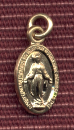 Petit 14kt. Gold Miraculous Medal