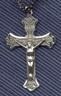 Medium Sterling  Crucifix