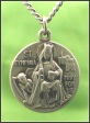St. Dymphna  Sterling Medal