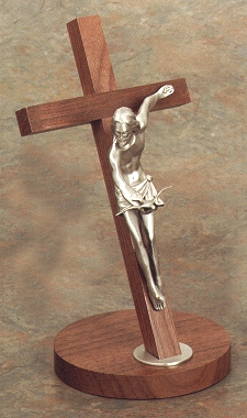 Gift of the Spirit Pewter Crucifix 11 In.