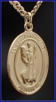 St. Christopher Gold Filled 3/4 In. x 1 In. Medal