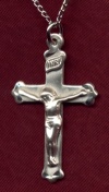 Crucifix Necklace In Sterling