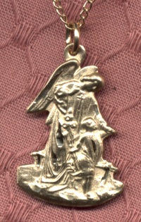 Guardian Angel Necklace Gold