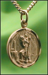 St. Christopher Gold Filled 17/32 In. Medal