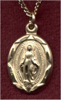 Petite Gold Filled Miraculous Medal
