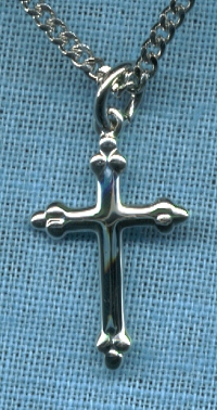 First Communion Cross in Sterling