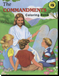 Coloring Book About The Ten Commandments