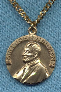 Large Gold Filled St. John Neumann Medal