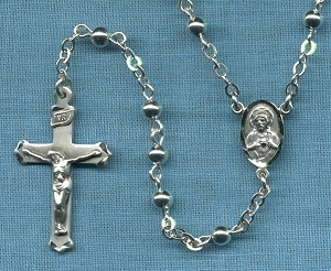 Sterling Rosary - 4mm Beads