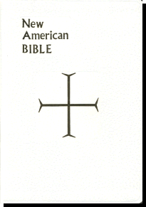 New American Bible White Imitation Leather