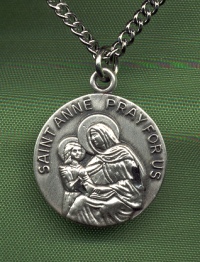 St. Anne Sterling Silver Medal